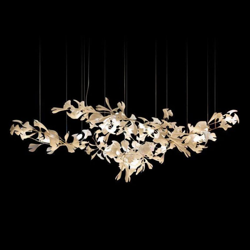 Ceramic Ginkgo Chandelier 4 Sizes - view 3