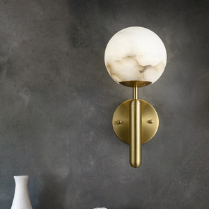 Renata Alabaster Global Wall Sconce - view 5