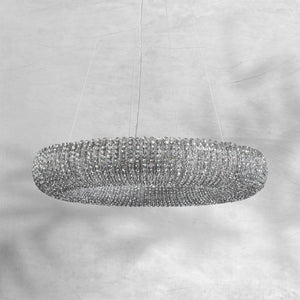 Halos Crystal Round LED Chandelier 41" - view 4