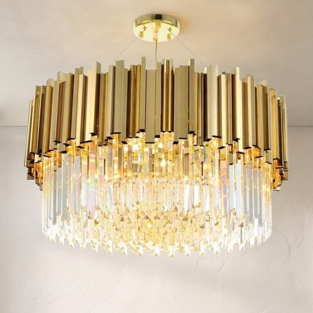 Bahay Charles Crystal Round Chandelier - view 2