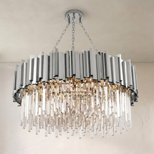 Bahay Charles Crystal Round Chandelier