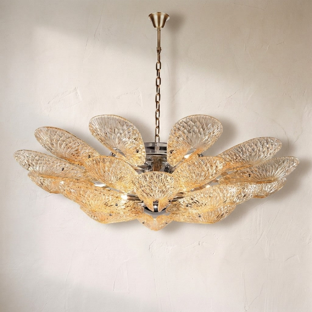Bella Murano Glass Flower Chandelier - view 2