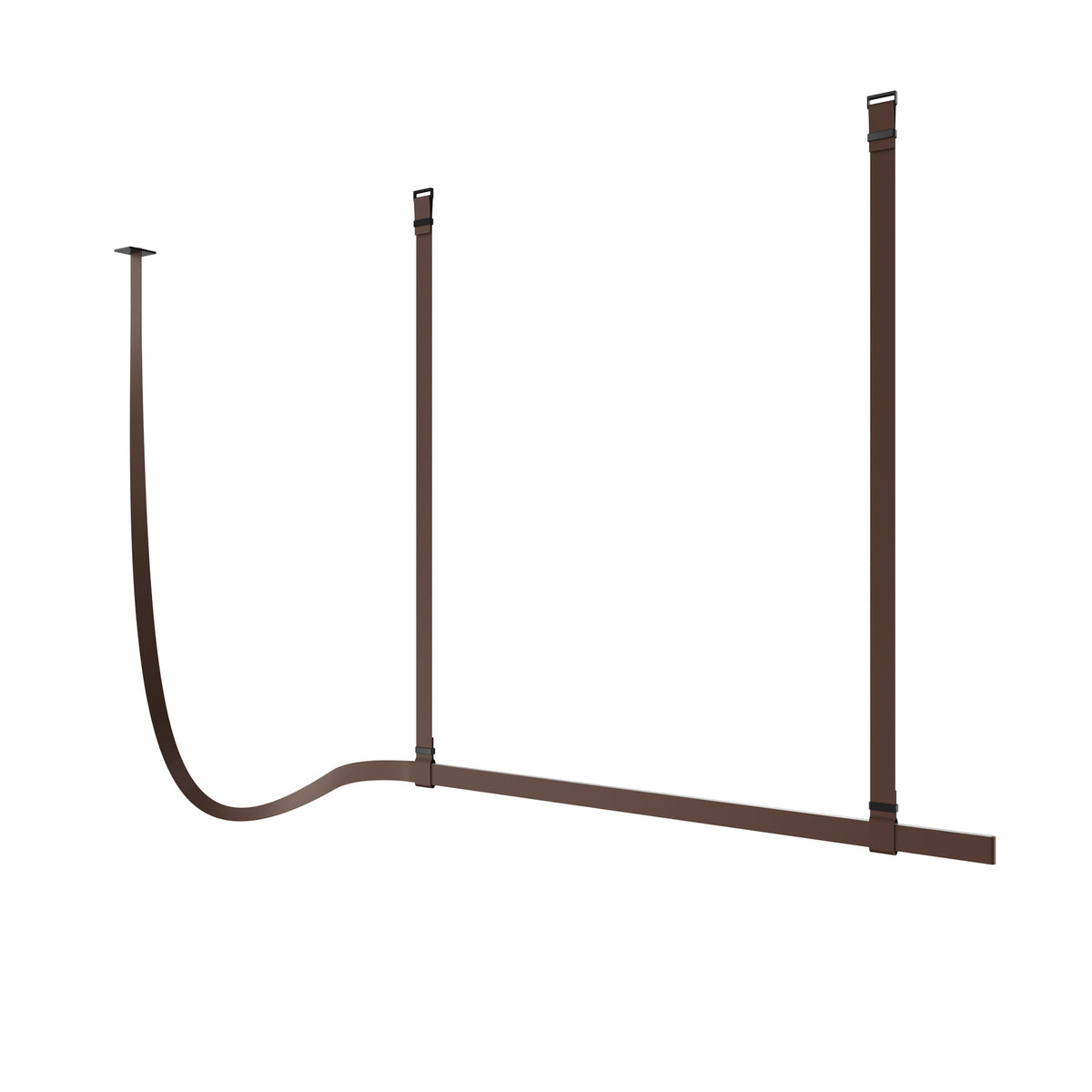 Belt Brown Chandelier 78.7" for Kitchen Island - view 6