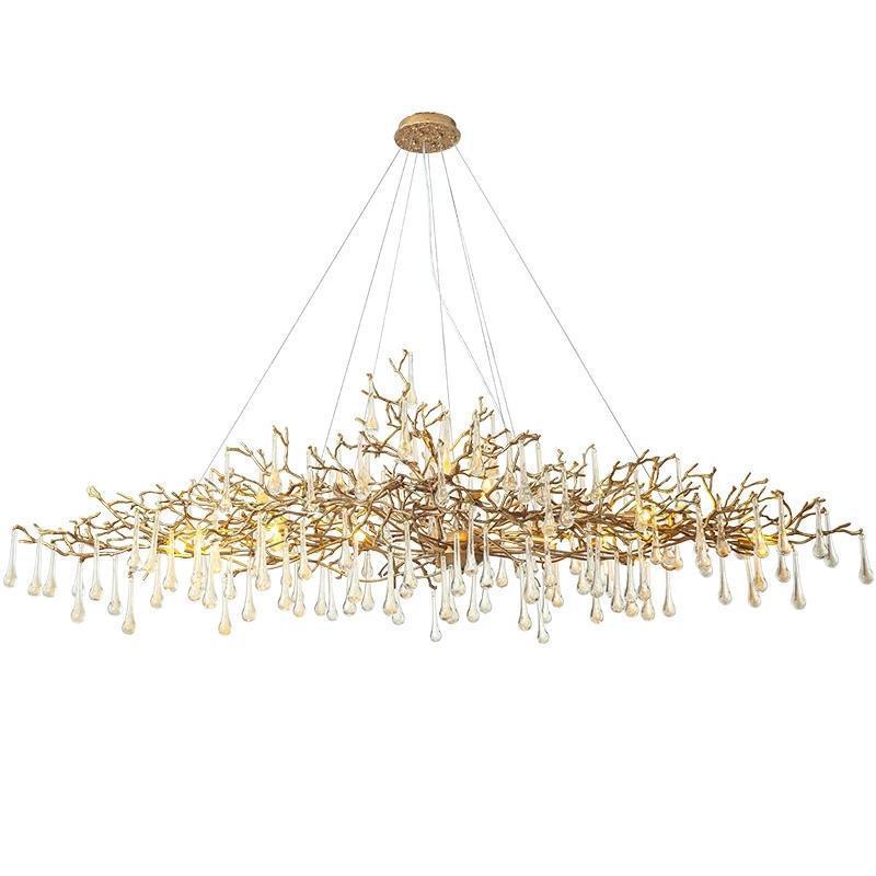Doris Branch Crystal Chandelier Light - view 4