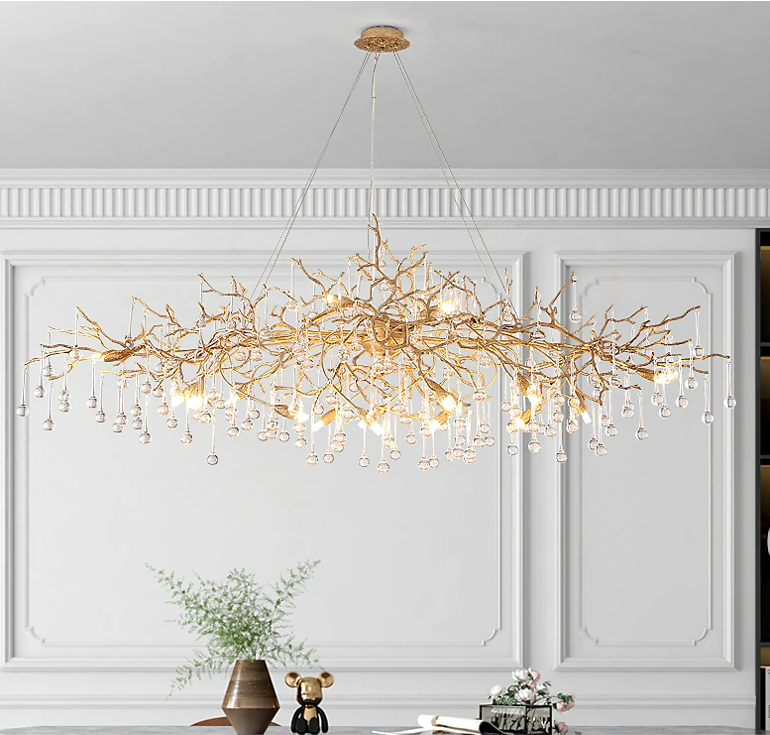 Doris Branch Crystal Chandelier Light - view 6