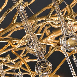 Doris Branch Crystal Chandelier Light - view 10
