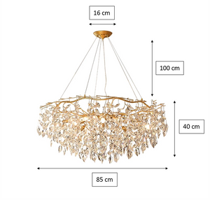 Doris Round Modern Branch Chandeliers - view 7
