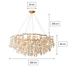 Doris Round Modern Branch Chandeliers - view 8