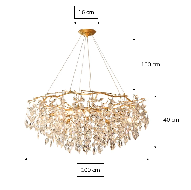 Doris Round Modern Branch Chandeliers - view 8
