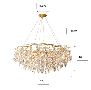 Doris Round Modern Branch Chandeliers - view 6