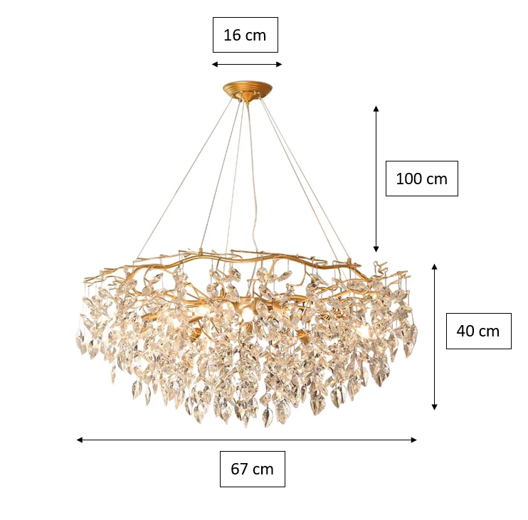 Doris Round Modern Branch Chandeliers - view 6
