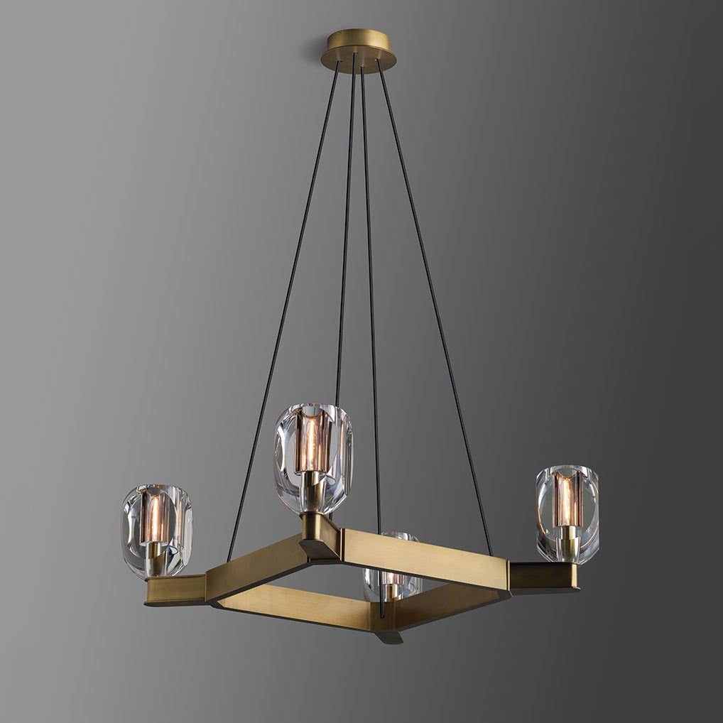 Canson Circular Modern Chandelier 4 Lights