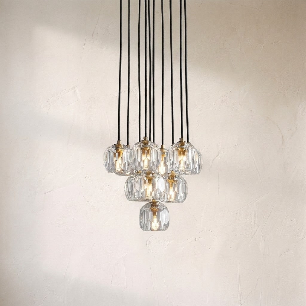 Bruma Cluster Round Chandelier 14"19"24"30"40"