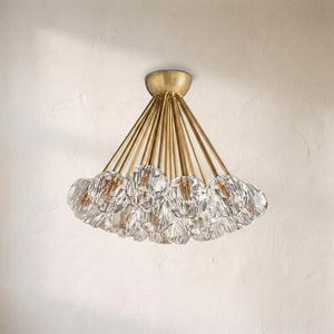 Bruma Glass Flushmount 24", flush mount