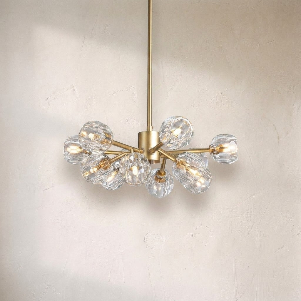 Bruma Glass Round Chandelier 24"36"48"60"72"