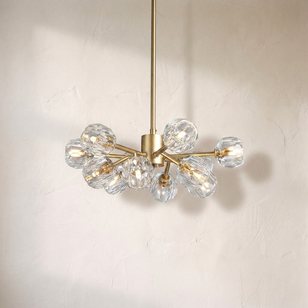 Bruma Glass Round Chandelier 24"36"48"60"72"