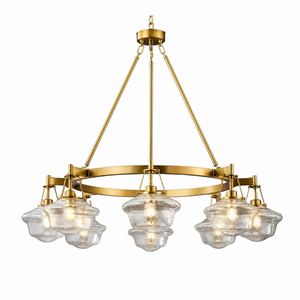 Bubble Glass 8-Light Round Pendant D1000, chandelier - view 3