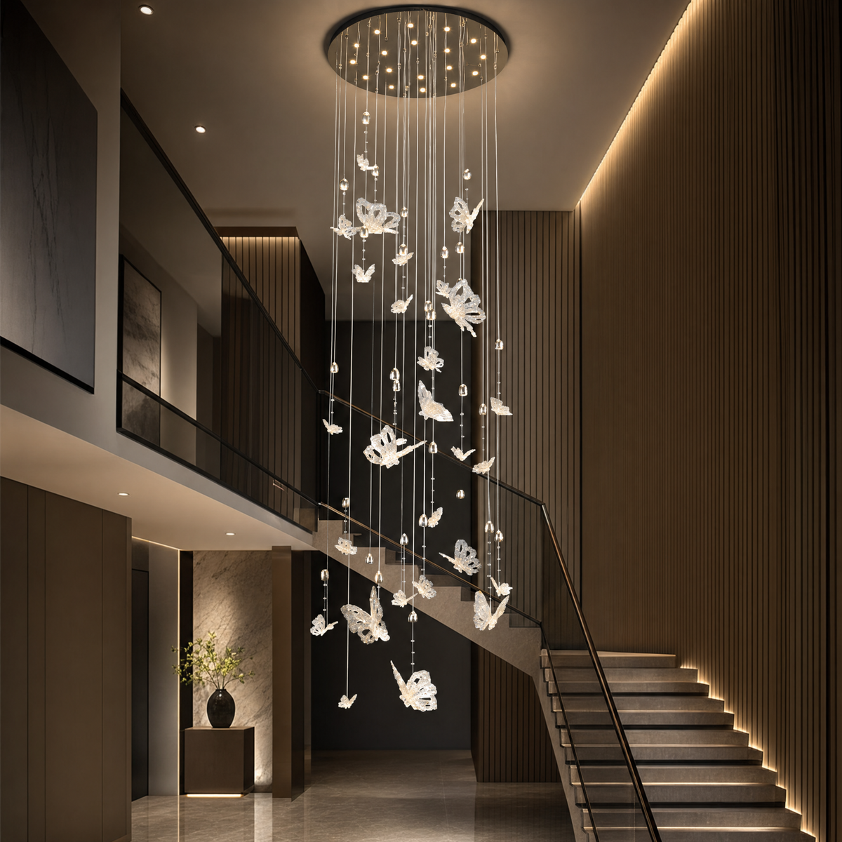 Butterfly Dream Modern Sculptural Pendant Light - main