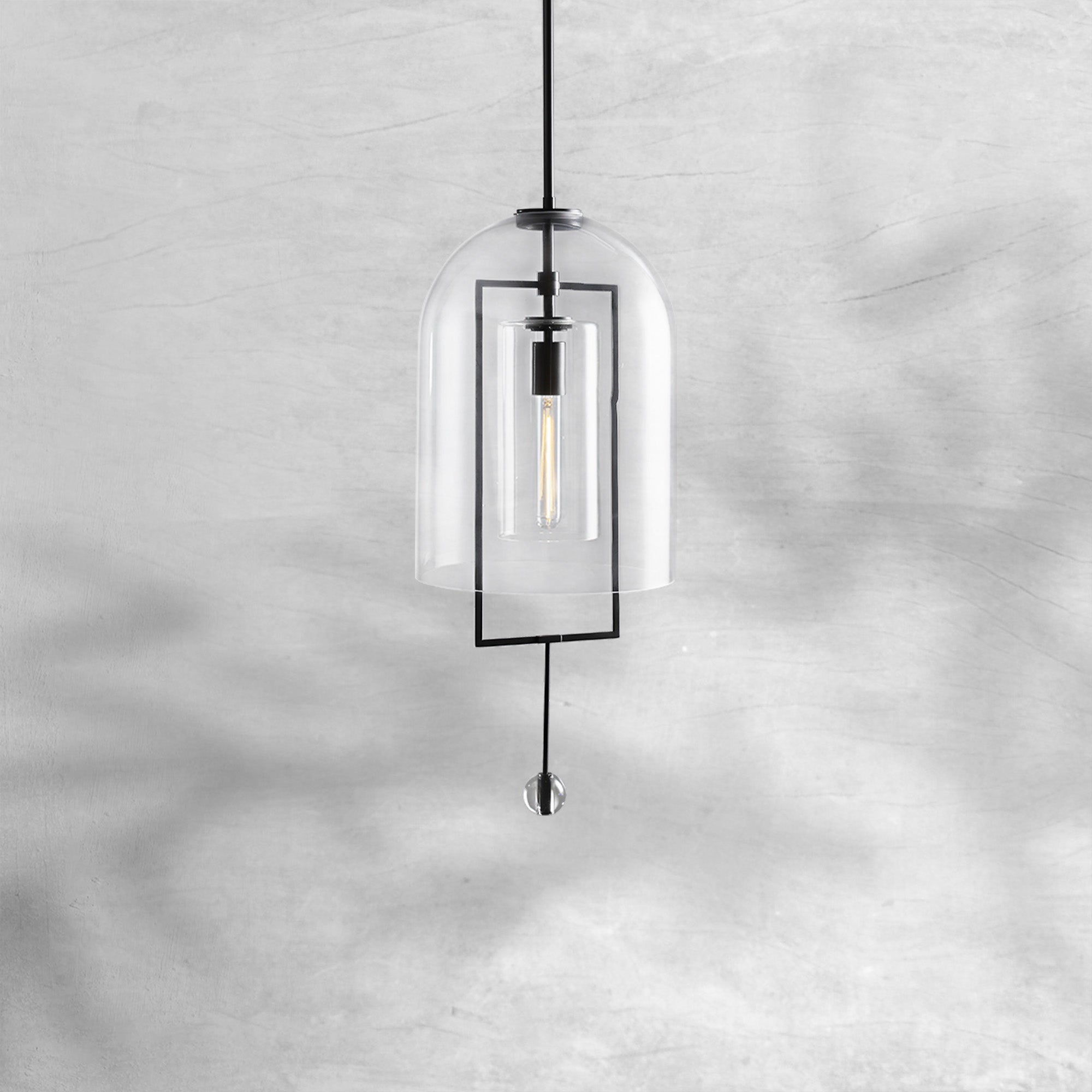 Fable Glass Pendant Light 28"H, 32"H