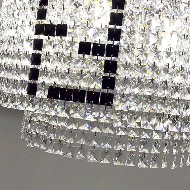 Fendi Modern Crystal Chandelier - view 5