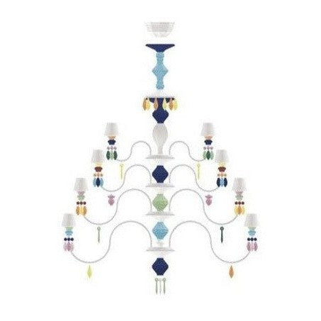Zylorium Belle De Nuit Chandelier, in glossy - view 2