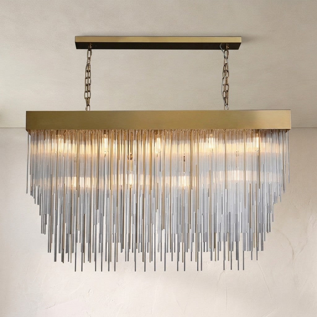 Caelix Rectangular Chandelier 54"