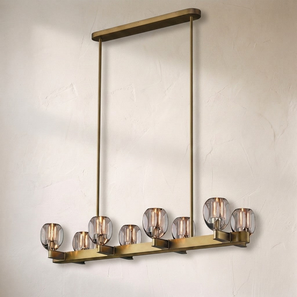 Canson Linear Modern 8 lights Dining Room Chandelier