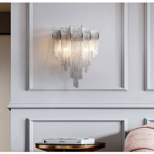 Alisa Plated Aluminum Tassel Wall Sconce, chandelier - view 7