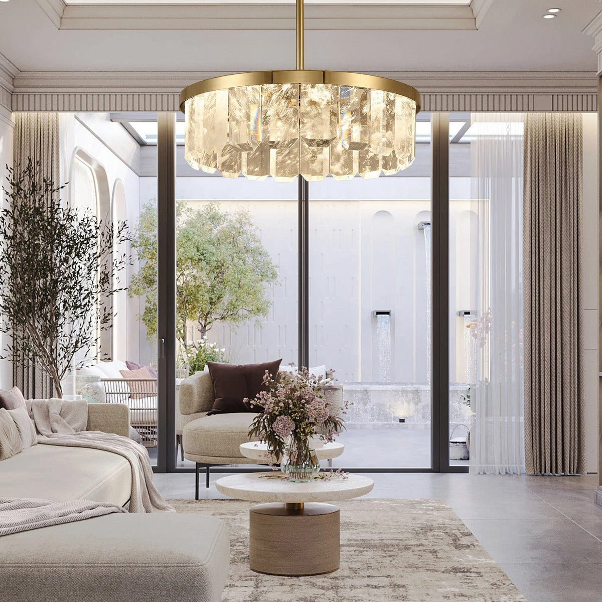 Selene Linear Crystal Chandelier - view 15