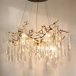 Cecily Modern Crystal  Branch Chandelier