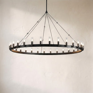 Celestine Vintage Filament Outdoor Round Chandelier
