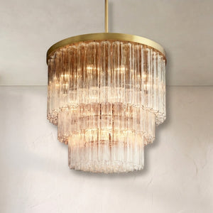Celume Round 3-Tier Chandelier 36″, three-tier