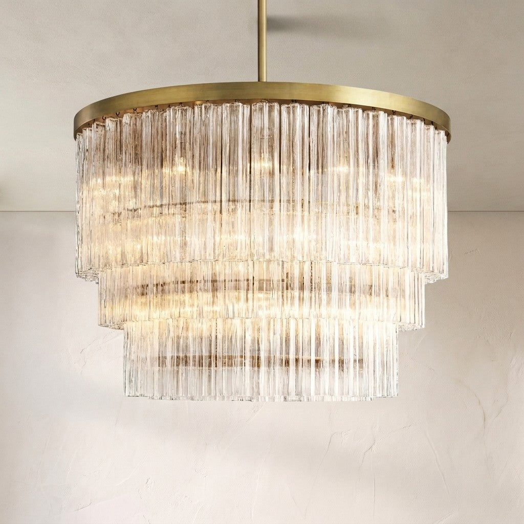 Celume Round 3-Tier Chandelier 48″, three-tier