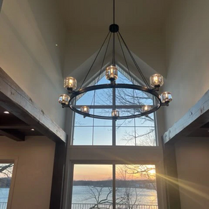 Delmar Series Glass Chandelier - view 7