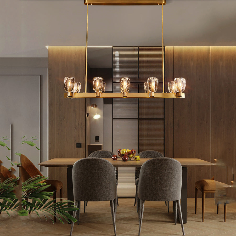 Canson Linear Modern 8 lights Dining Room Chandelier - view 5