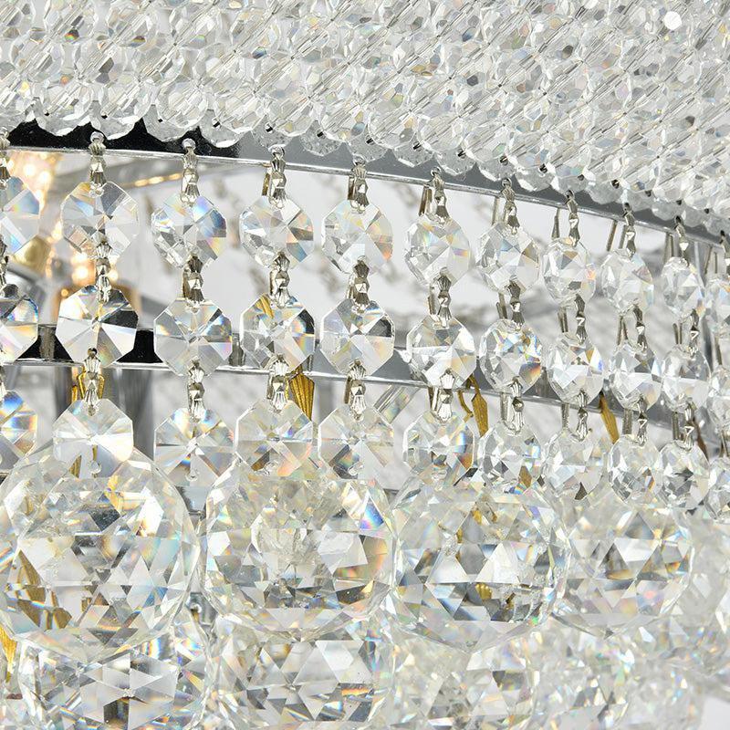 Luxury French Empire Chandelier for Villa Hall Ceiling Three-layers Crystal Light for Hotel Lobby - view 26