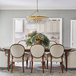 Bolzano Large Chandelier 35''W, crystal