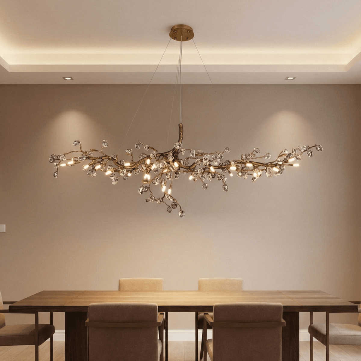 Cherry Blossom Branch Tree Chandelier - view 7