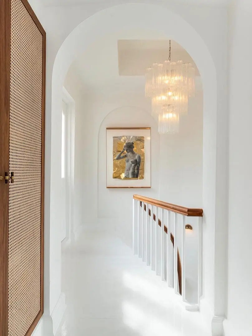 Murano-Style Chandelier – 48 tubes – Transparent