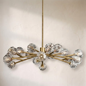 Crysball Glass Round Chandelier 48" - view 5