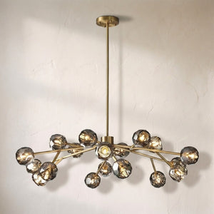 Crysball Glass Round Chandelier 48" - view 3