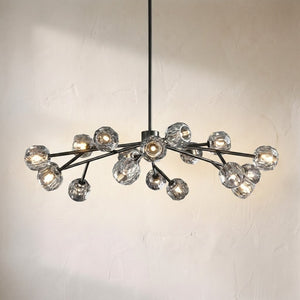 Crysball Glass Round Chandelier 48" - view 4