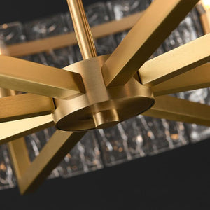 Classic Moire Crystal Round Chandelier - view 10