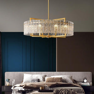Classic Moire Crystal Round Chandelier - view 6