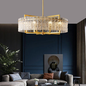 Classic Moire Crystal Round Chandelier - view 7