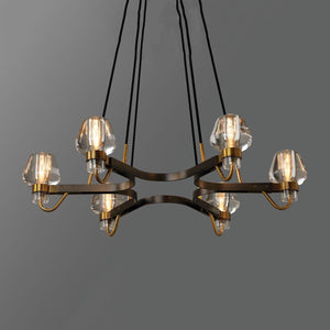 Galad Contemporary Crystal Chandelier 6-light - view 2