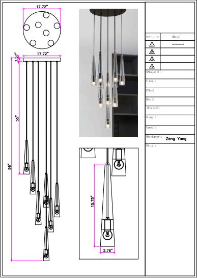 Apollo Round Crystal Chandelier (customize) - view 6