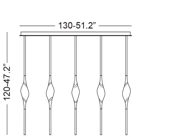Callista Modern Crystal Linear Dining Room Chandelier - view 9
