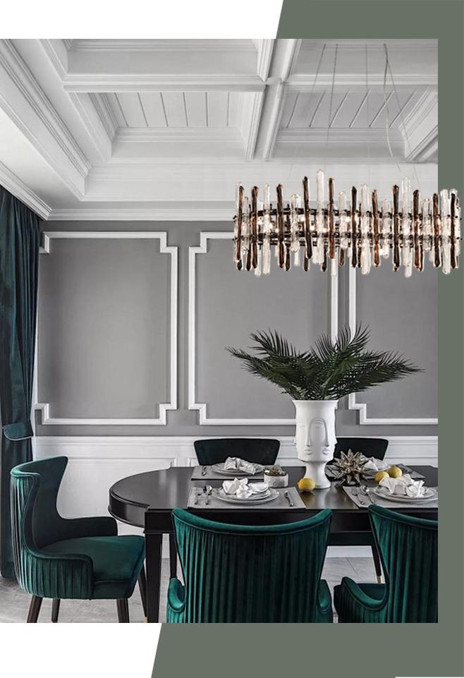 Brous Round Glass Chandelier - view 9