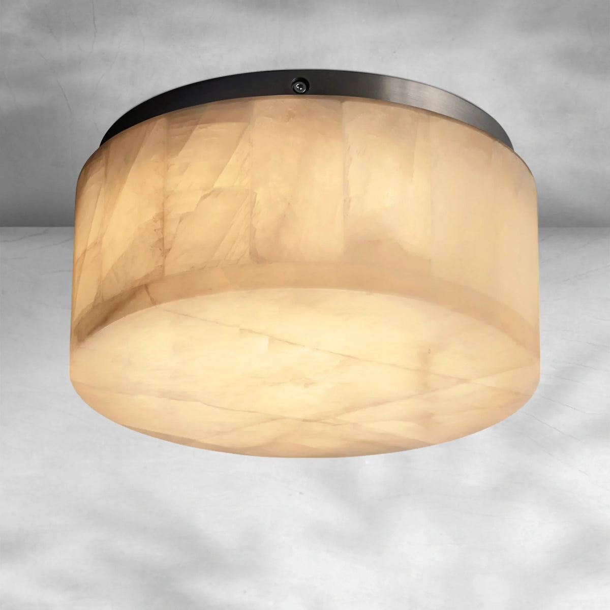 Riora Calcite Round Flushmount 6"10"14", flush mount - view 5